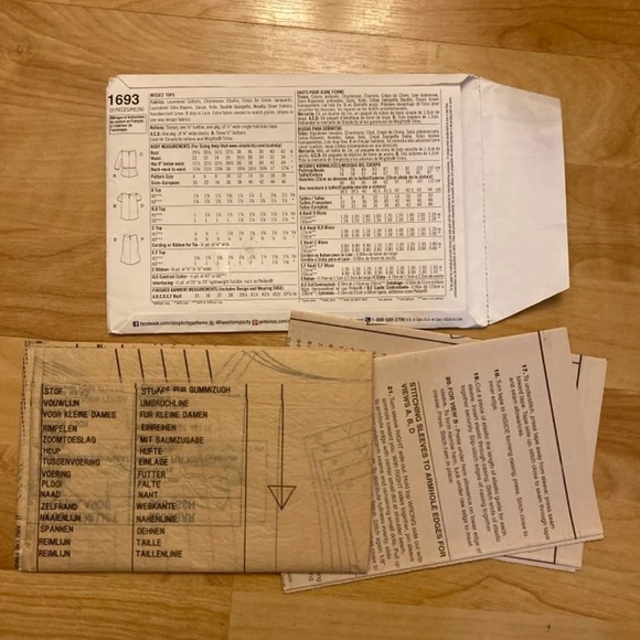 Simplicity tops, jacket, skirt patterns - Picture 2 of 4